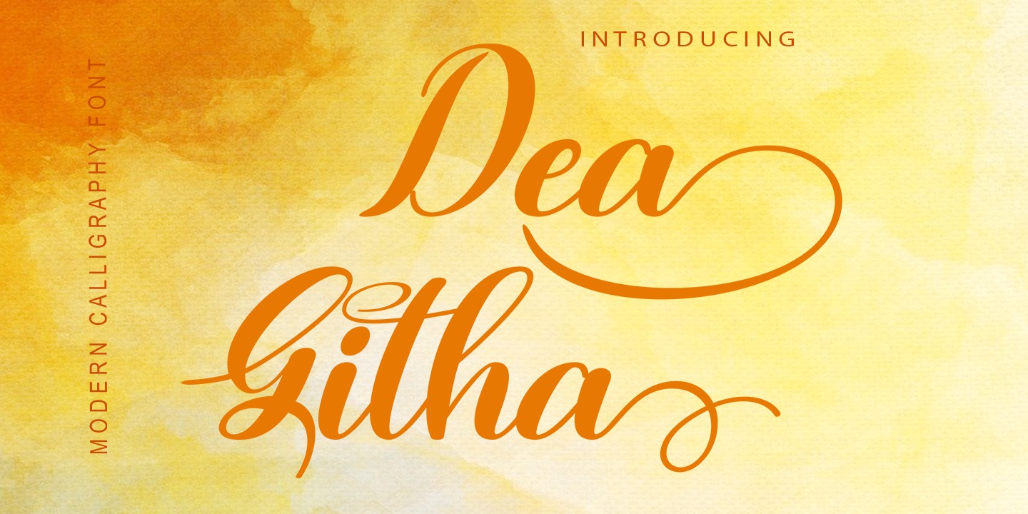 Dea Githa Regular Font preview